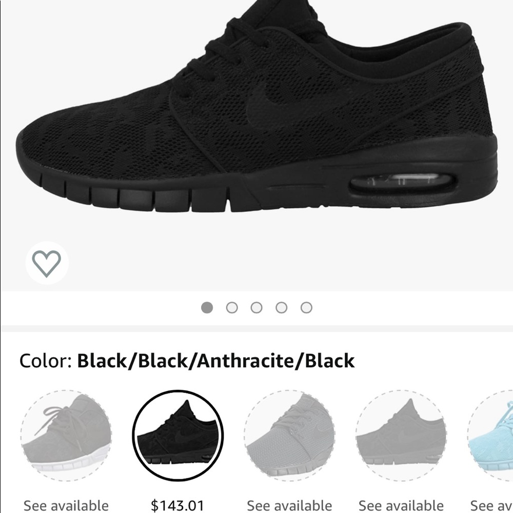 Black Nike shoes